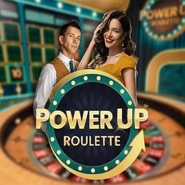 PowerUP Roulette logo – Live Casino by Pragmatic Play at Fugu Casino