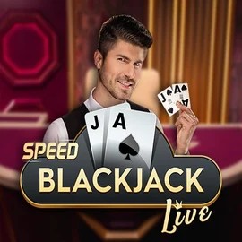 Speed Blackjack slot logo by Pragmatic Play at Fugu Casino